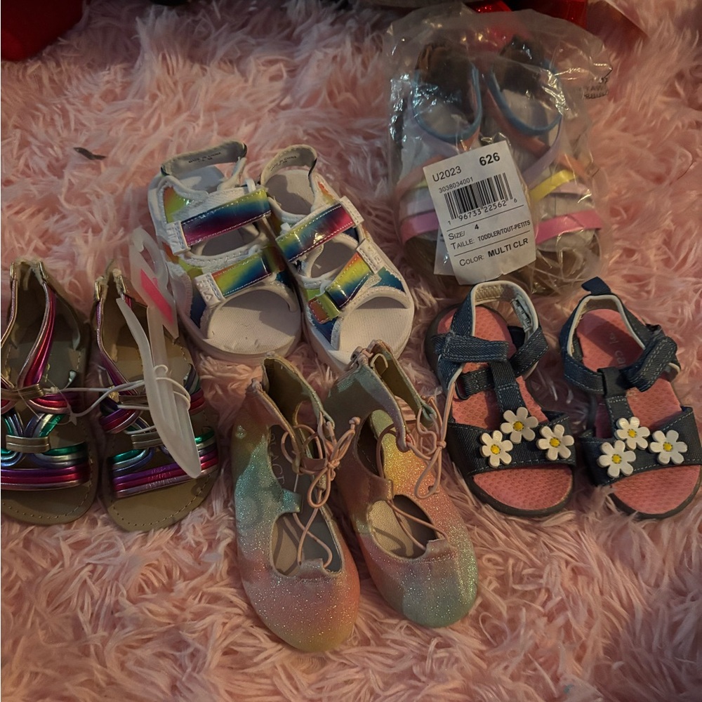 Colorful Kids Sandals Set